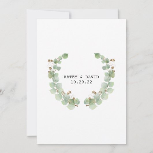 Birdal Shower Invite Einladung (Rückseite)