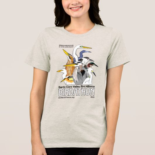 Birdathon 2026 Tri-Blend shirt (Vorderseite)