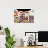 Birdcage Beach Vibes Poster (Heimbüro)