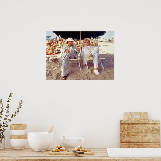 Birdcage Beach Vibes Poster (Küche)