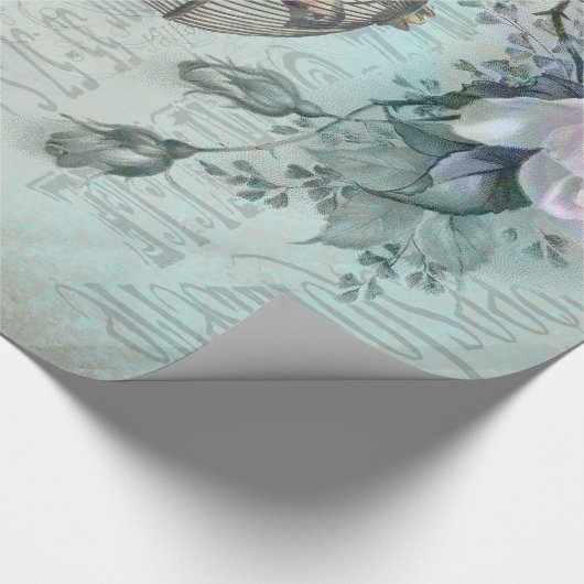 Birdcage-Blüte Geschenkpapier (Ecke)