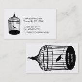 Birdcage-Visitenkarte Visitenkarte (Vorne/Hinten)