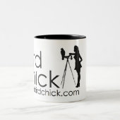 Birdchick Tassen-Weiß Zweifarbige Tasse (Mittel)