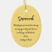 Birdesmaid gibt dir die Wahl der Farben Keramikornament (Hinten)