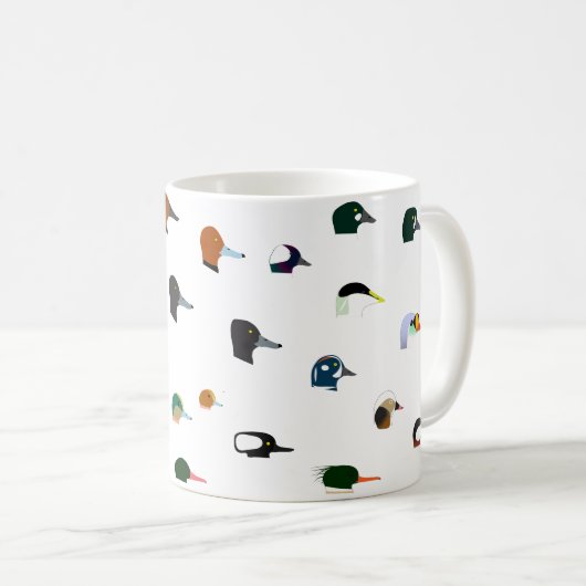 BirdFace Enten-Tasse Kaffeetasse (VorderseiteRechts)