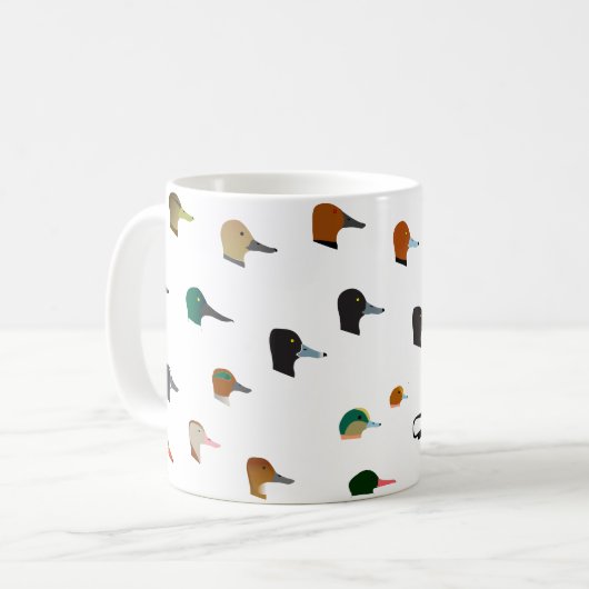 BirdFace Enten-Tasse Kaffeetasse (Vorderseite Links)