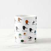 BIRDFACE Enten-Tasse (mit Aufklebern) Kaffeetasse (Mittel)