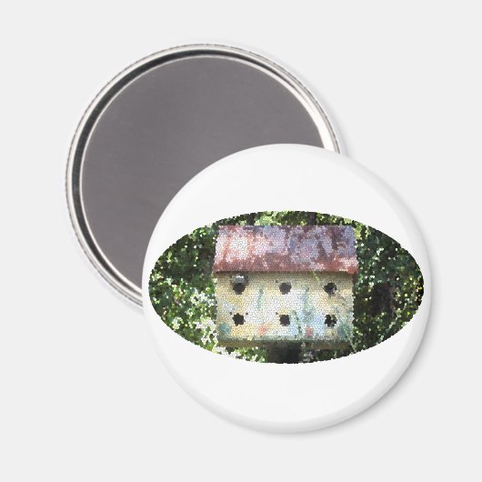 Birdhouse bearbeitet magnet (Vorderseite/Rückseite)