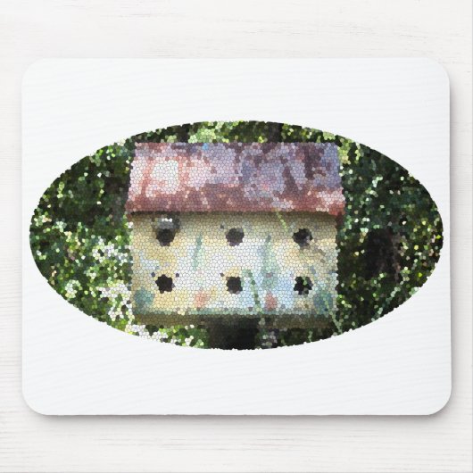Birdhouse bearbeitet mousepad (Vorne)