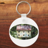 Birdhouse bearbeitet schlüsselanhänger (Vorderseite)