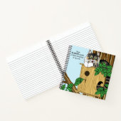 Birdhouse Bed Breakfast Cat Notizblock (Innenseite)