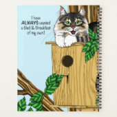 Birdhouse Bed Breakfast Cat Planer (Rückseite)