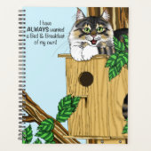Birdhouse Bed Breakfast Cat Planer (Vorderseite)
