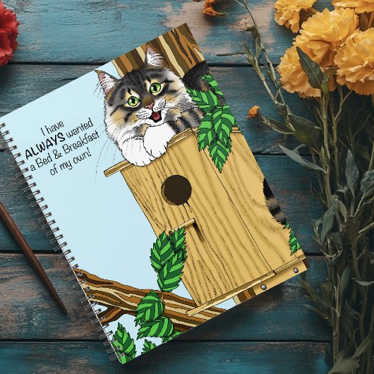 Birdhouse Bed Breakfast Cat Planer