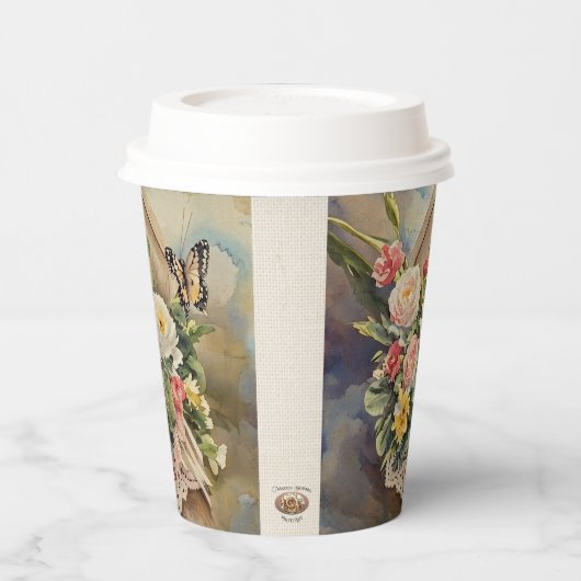 Birdhouse Bouquet - Paper Cup Pappbecher (Links)