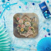 Birdhouse Bouquet - Papierplatte Pappteller (Party)