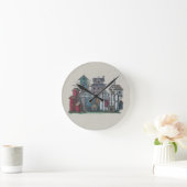 Birdhouse Collection Runde Wanduhr (Zuhause)