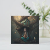 Birdhouse Dreams Feiertagskarte (Stehend Vorderseite)