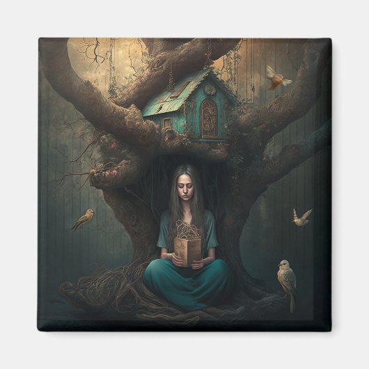 Birdhouse Dreams Magnet (Vorne)