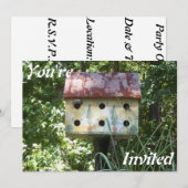 Birdhouse-Einladung Einladung (Vorne/Hinten)