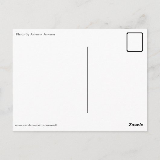 BirdHouse/Fågelhus Postkarte (Rückseite)