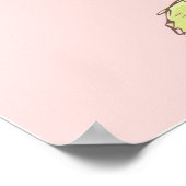 Birdhouse Floral Colorblock Poster (Ecke)