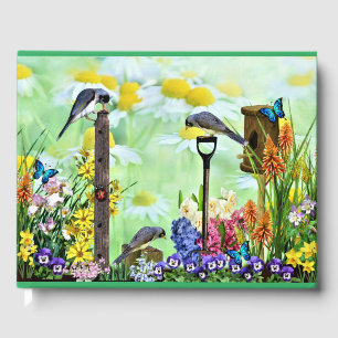 Birdhouse Flower Garden Gästebuch