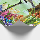 Birdhouse Flower Garden Geschenkpapier (Ecke)