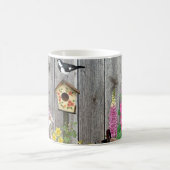 Birdhouse Flower Garden Kaffeetasse (Mittel)