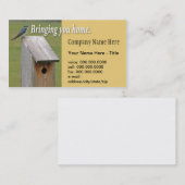 Birdhouse-Geschäfts-Karten-Muschel Visitenkarte (Vorne/Hinten)