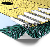 Birdhouse Illustration Poster (Ecke)