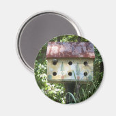 Birdhouse in der Sonne Magnet (Vorderseite/Rückseite)