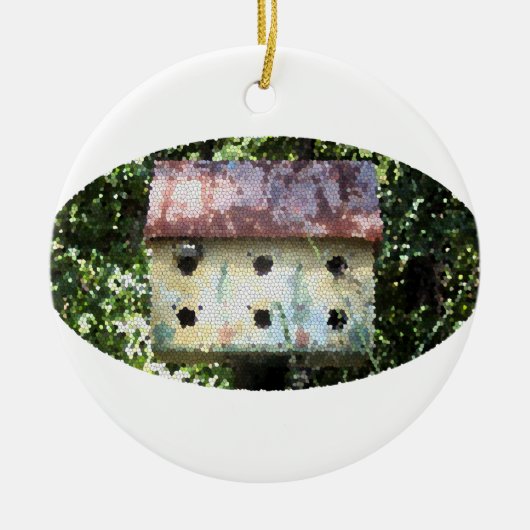 Birdhouse Keramikornament (Vorne)