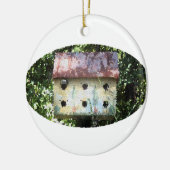 Birdhouse Keramikornament (Links)