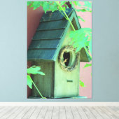 Birdhouse Leinwand Art (Insitu (Holzboden))