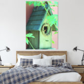 Birdhouse Leinwand Art (Insitu (Schlafzimmer))