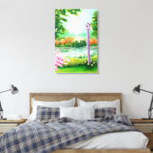 Birdhouse Leinwanddruck (Insitu (Schlafzimmer))