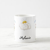 Birdhouse-Liebe-Land-Prim Sammlungs-Kaffee Kaffeetasse (Mittel)