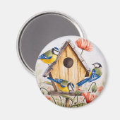 Birdhouse Magnet (Vorderseite/Rückseite)