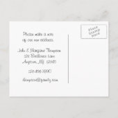 Birdhouse New Address Postcard Ankündigungspostkarte (Rückseite)