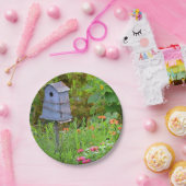 Birdhouse Paper Plate Pappteller (Party)