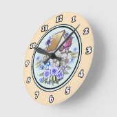 Birdhouse Red Bird Uhr (Winkel)