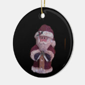 BIRDHOUSE SANTA CHRISTMAS KERAMIK ORNAMENT (Links)