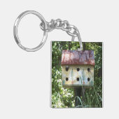 Birdhouse Schlüsselanhänger (Vorderseite links)