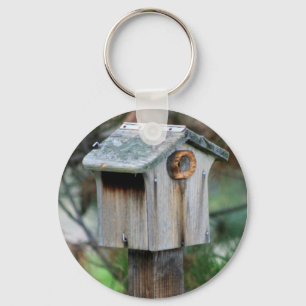 Birdhouse-Schlüsselanhänger Schlüsselanhänger