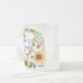 Birdhouse und Bird Mattierte Tasse (Vorderseite Links)