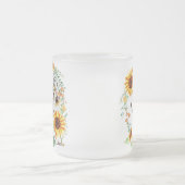 Birdhouse und Bird Mattierte Tasse (Mittel)