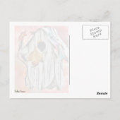 Birdhouse und Wren Postkarte (Rückseite)