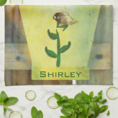 Birdhouse von Shirley Taylor Küchentuch (Gefaltet)