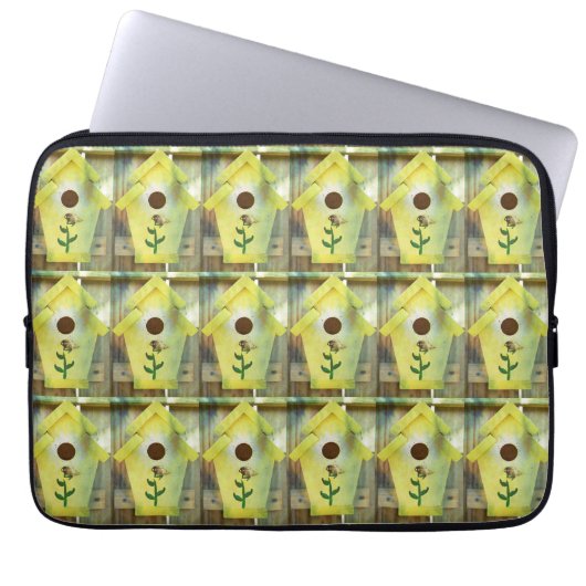 Birdhouse von Shirley Taylor Laptopschutzhülle (Vorderseite)